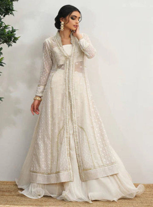 LAKHNAVI GOWN WITH LEHNGA