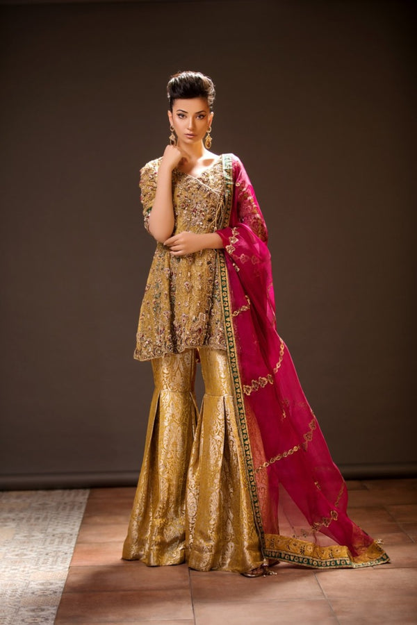 Mari Gold Angrakha (Available On Rent)