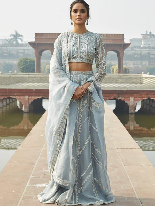 Blouse Lehenga Set