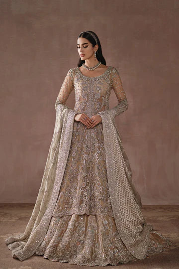 Grand Champagne Gold Reception Bridal Gown